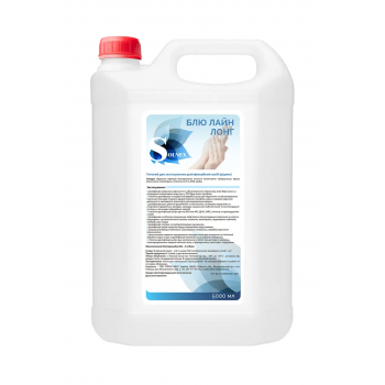 Бесспиртовое универсальное дезинфицирующее средство для рук,поверхностей и инструментов SOLNEX BLUE LINE LONG 5000 мл