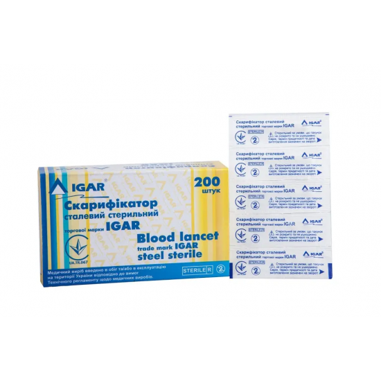 Скарификатор стальной стерильный IGAR