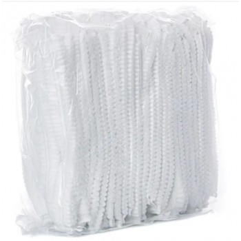 Шапочки "гармошка" белые 100 шт