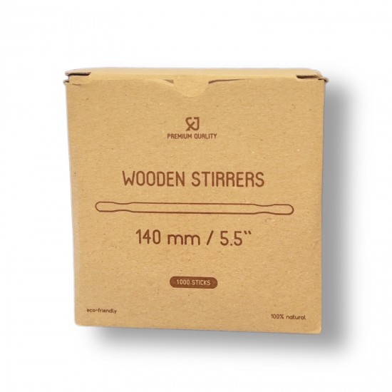 Шпателя для лица PREMIUM 140х5,5х2 мм в коробке 1000 шт