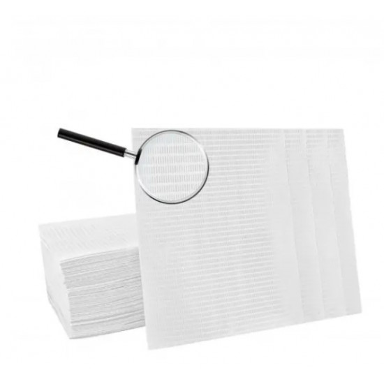 Салфетки водонепроницаемые стоматологические 50 шт, белые