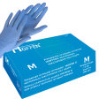 Нитриловые перчатки Hoffen  Blue M размер 