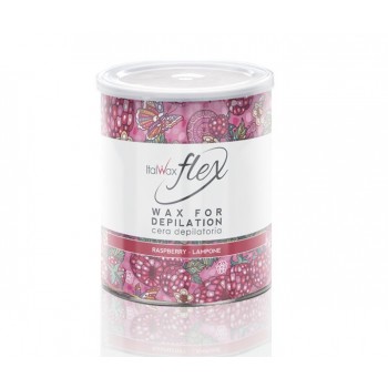 МАЛИНА (RASPBERRY) FLEX ItalWax теплый воск в банке, 800 мл