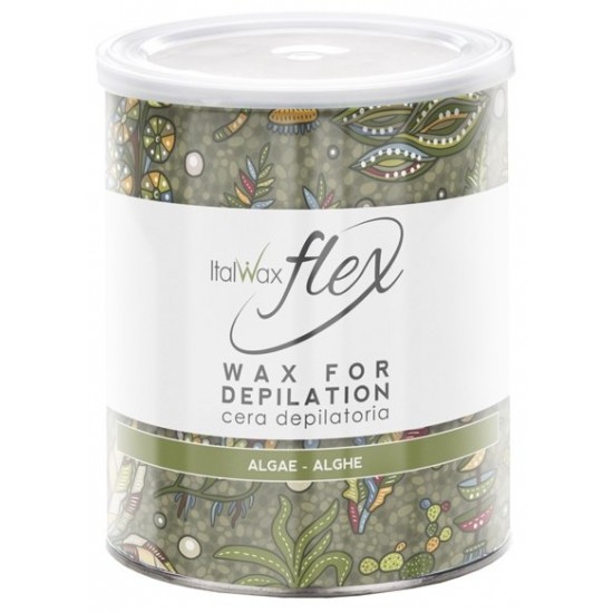 ВОДОРОСТІ (ALGAE) FLEX ItalWax  теплий віск у банці , 800 мл