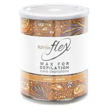 ЯНТАРЬ (AMBER) FLEX ItalWax теплый воск в банке, 800 мл