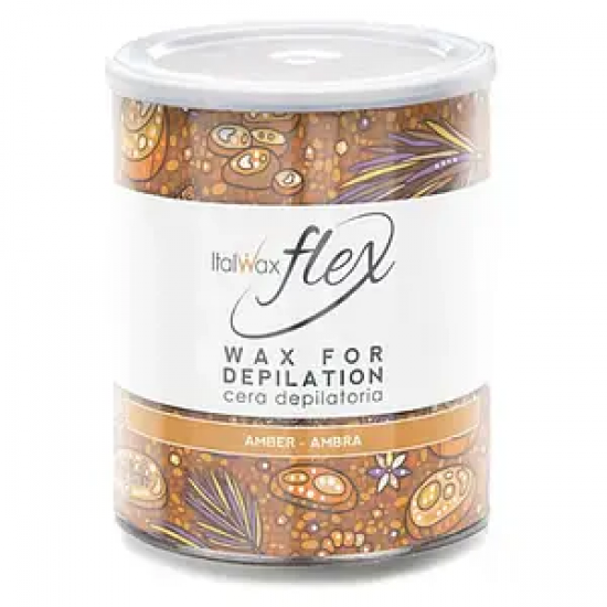 ЯНТАРЬ (AMBER) FLEX ItalWax теплый воск в банке, 800 мл