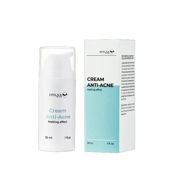 Матирующий крем для жирной и проблемной кожи EPILAX 30мл