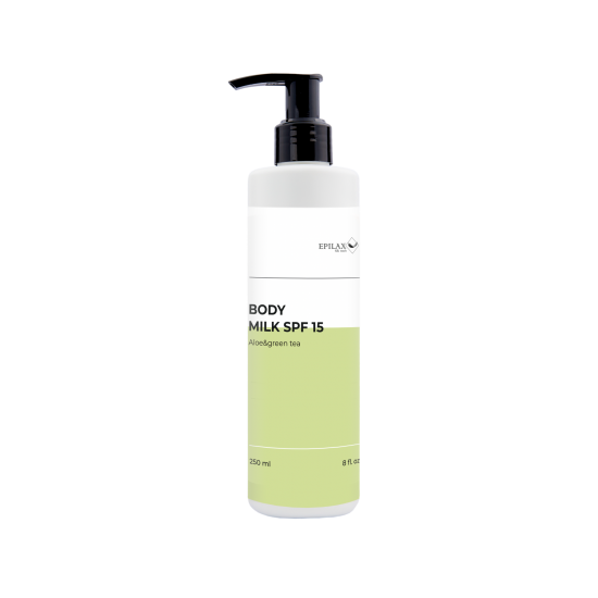 Молочко после депиляции SPF 15 ЗЕЛЕНИЙ ЧАЙ 250 мл EPILAX