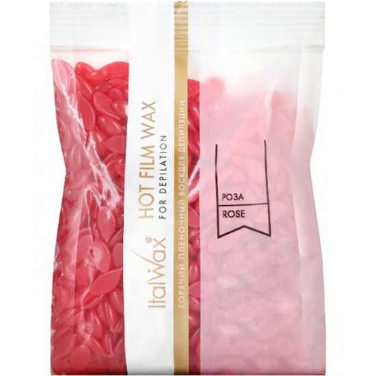 ПРОБНИК РОЗА (Винный) 100 г пленочный воск в гранулах ItalWax