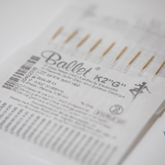 Игла Ballet золотая К-2 (0,055 мм)