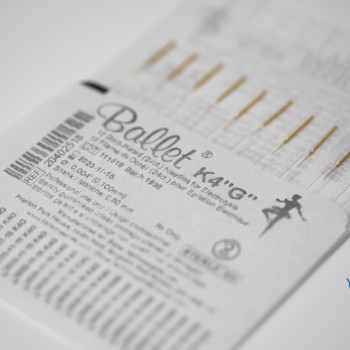 Игла Ballet золотая К-4 (0,10 мм)