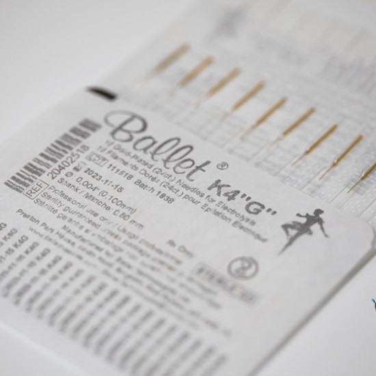 Игла Ballet золотая К-5 (0,125 мм)