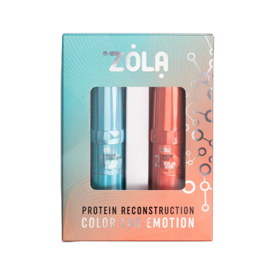 Набор для ламинирования ZOLA EMOTION COLOR LAB BROW&Lash PROTEIN RECONSTRUCTION SYSTEM 2*10 мл