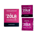 ZOLA САШЕ Краска для бровей с колагеном  BLUE BLACK  (06),  сине-чёрная