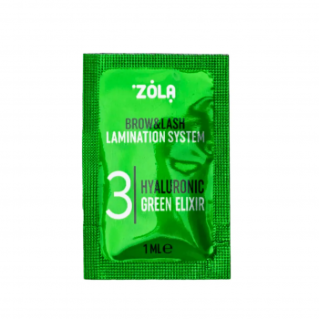 ZOLA Color Lab САШЕ 03 Hyaluronic Green Elixir саше 1мл