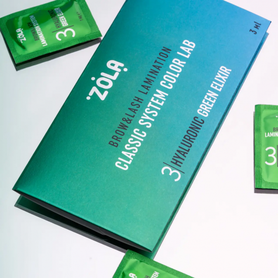 ZOLA Color Lab САШЕ 03 Hyaluronic Green Elixir саше 1мл