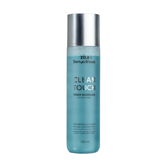 Тонер-обезжириватель для бровей и ресниц ZOLA x Sonya Brows Clean Touch 150 мл