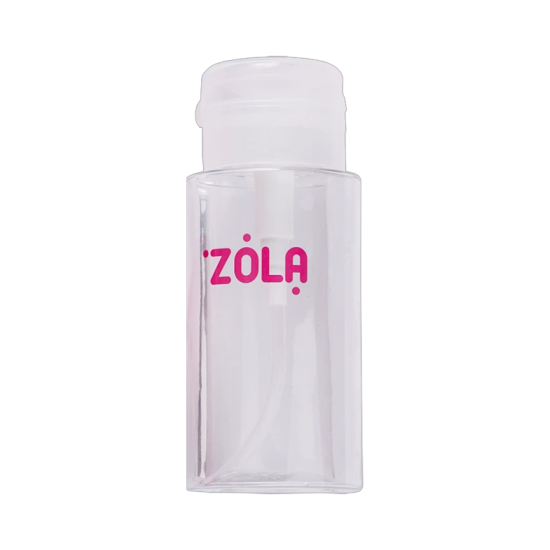 Zola емкость пластиковая для жидкости с помпой-дозатором (прозрачная)