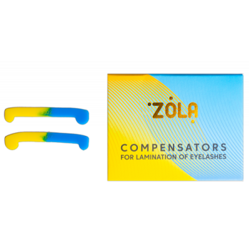 ZOLA компенсаторы для ламинирования ресниц (Желто- голубые)