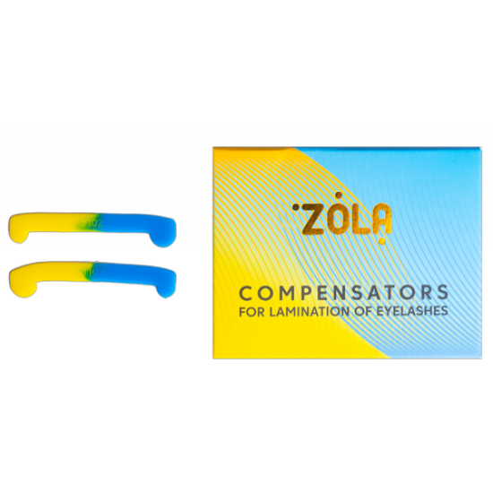 ZOLA компенсаторы для ламинирования ресниц (Желто- голубые)