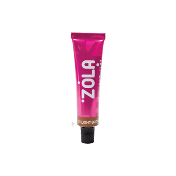 ZOLA  Краска для бровей с колагеном LIGHT BROWN (01), светло коричневый, 15 мл