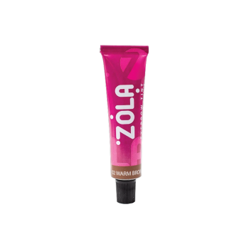 ZOLA  Краска для бровей с колагеном WARM BROWN (02), тепло- коричневый, 15 мл