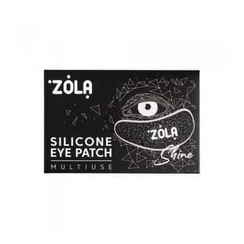 ZOLA Патчи силиконовые многоразовые для глаз (1 пара), чёрные