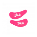 ZOLA Патчи силиконовые многоразовые для глаз (1 пара), малиновые