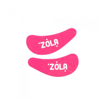ZOLA Патчи силиконовые многоразовые для глаз (1 пара), малиновые