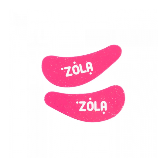 ZOLA Патчи силиконовые многоразовые для глаз (1 пара), малиновые