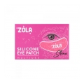 ZOLA Патчи силиконовые многоразовые для глаз (1 пара), малиновые