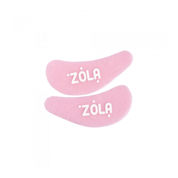 ZOLA Патчи силиконовые многоразовые для глаз (1 пара), розовые