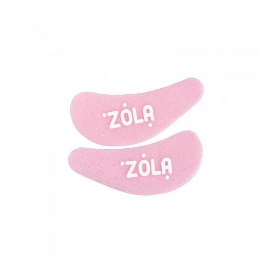 ZOLA Патчи силиконовые многоразовые для глаз (1 пара), розовые