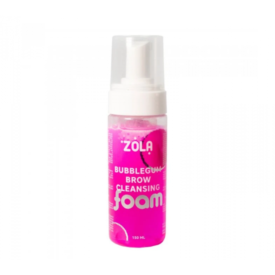 Zola Пена для бровей очищающая  розовая Bubblegum Brow Cleansing 150 мл