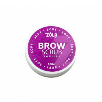 ZOLA Скраб для бровей Extra Soft Ваниль 100мл