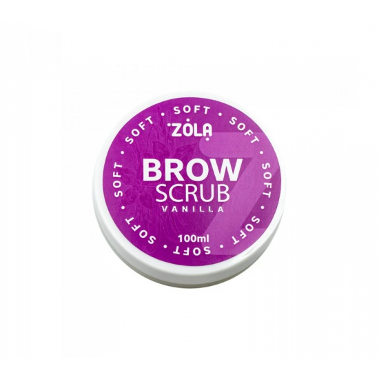 ZOLA Скраб для бровей Extra Soft Ваниль 100мл