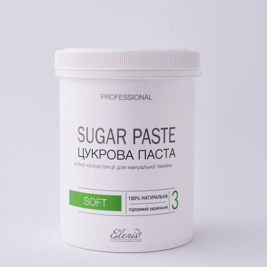 Сахарная паста PROFESSIONAL LINE  SOFT (мягкая) ELENIS 1400 г, зелёная линейка