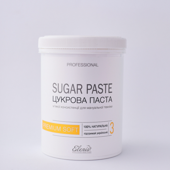 Сахарная паста PREMIUM LINE SOFT (мягкая)  ELENIS 1400 г, жёлтая линейка