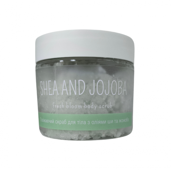 Освежающий скраб для тела с маслами ши и жожоба ELENIS 400 г