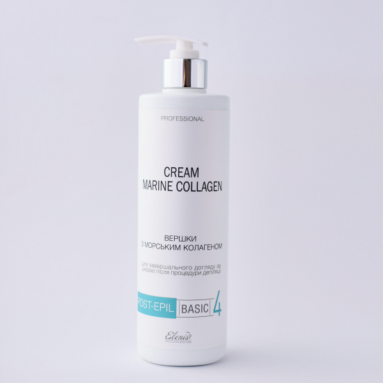 Сливки после депиляции с морским коллагеном  ELENIS 500 мл