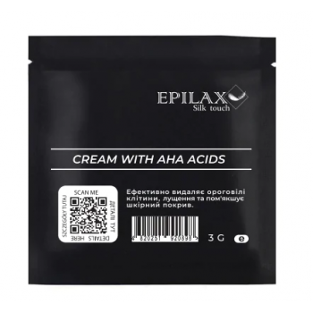 САШЕ Cream with AHA acids 3 g ( Крем с АНА кислотами) EPILAX