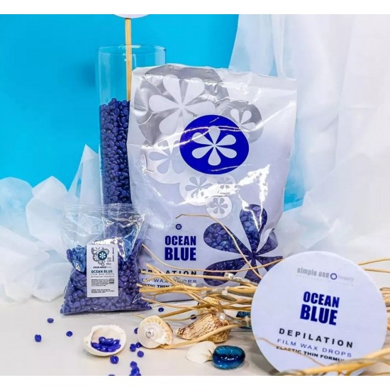Линейка IN DROPS ГОЛУБОЙ ОКЕАН с добавлением полимера 800 г Ocean Blue Simple Use Beauty