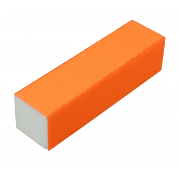 Баф (1 шт) универсальный для шлифовки и полировки ногтей оранжевый