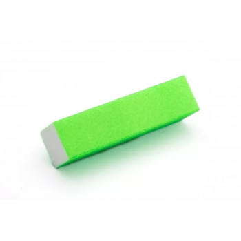 Баф (1 шт) универсальный для шлифовки и полировки ногтей зелёный