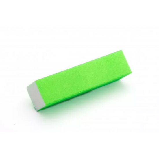 Баф (1 шт) универсальный для шлифовки и полировки ногтей зелёный