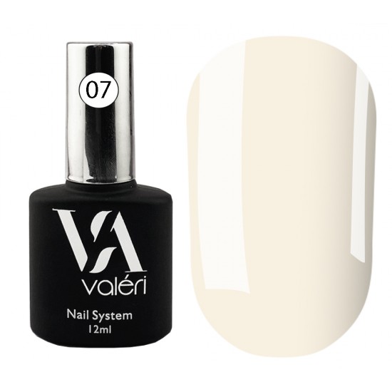 French Base Valeri № 7, 12 ml, светлый бледно- розовый