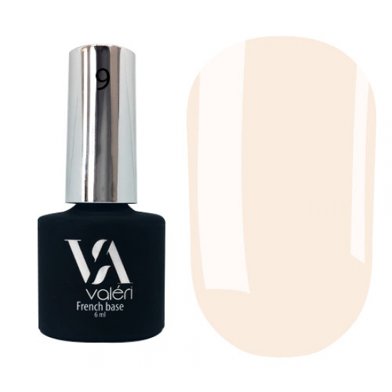 French Base Valeri № 9, 6 ml, нежно- розовый