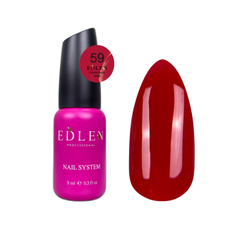 Cover base Wine №59, 17 ml, классический темно- краснй оттенок