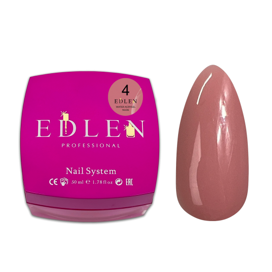 Water Acrygel Nude №04 EDLEN, 50 ml