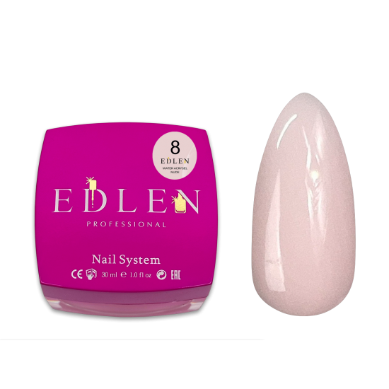 Water Acrygel Nude №08 EDLEN, 30 ml